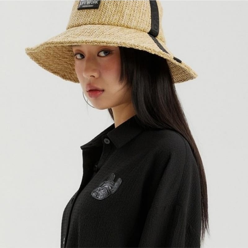 

LIFEWORK Универсальное ротанговое плетение Рафия Шляпа_LW225CP433 SAND