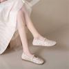 Fashion Without Heels Round Toe Women's Demi-season Boots For Flats White Sports Sneakers Shoes For Lady Global Brands