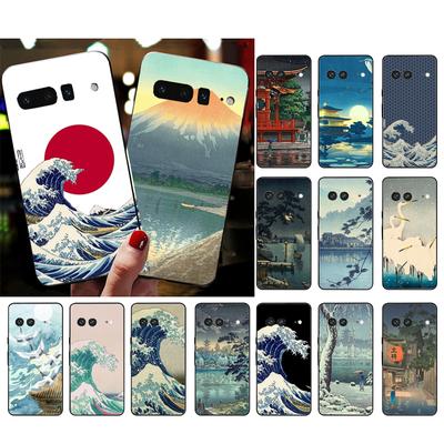 Google Pixel 8 7 Pro 7a 6A 6 Pro Pixel 8A 4A 3A 4 XL için Telefon Kılıfı Japon Sanatı