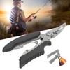 Stainless Steel Fishing Pliers Curved Mouth Lure Wire Cutter Multifunction Lure Pliers for Outdoor Fishing