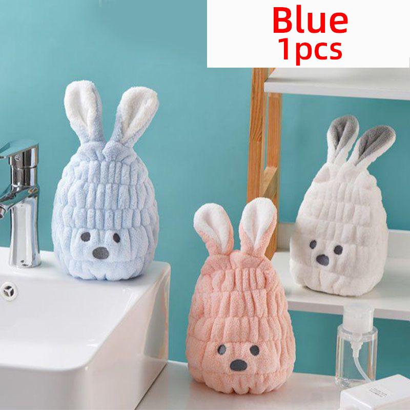 

Сухая шапочка для волос, быстрое впитывание воды, быстрое высыхание, милое утолщение кроличьих ушей, мытье волос для взрослых детей, головной платок, детская шапочка для сухих волос dry hair towel