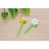 Torune Character Bento Picks, Honey & Flower Picks, Set of 16, ABS