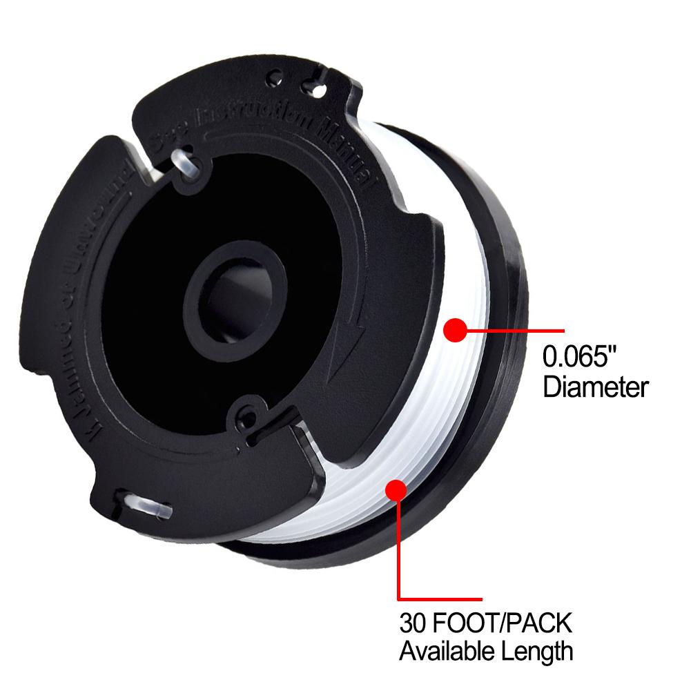 Grass Trimmer Spool For Black & Decker Grass Trimmer Cap AF100 GL280 GL301 GL425 GL430 GL545 GL555 GLC13 GLC2500 GL4525 GL5028