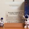 Acrylic Real Elements Periodic Table Mendeleev Periodic Table Figurine Display Science Ornament Room Decoration Desk Accessories