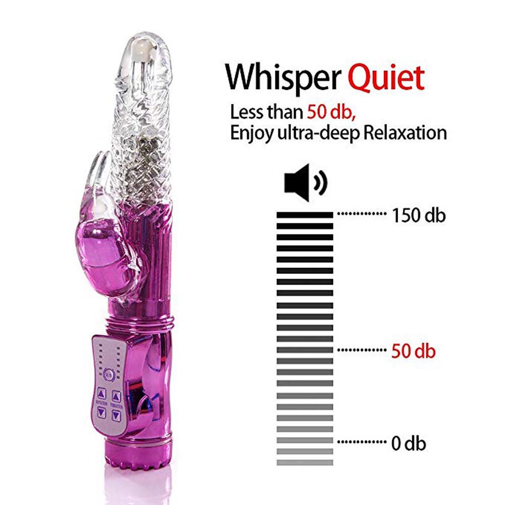 Thrusting Rabbit Vibrator Dildo G-spot Multispeed USB Rechargeable Massager