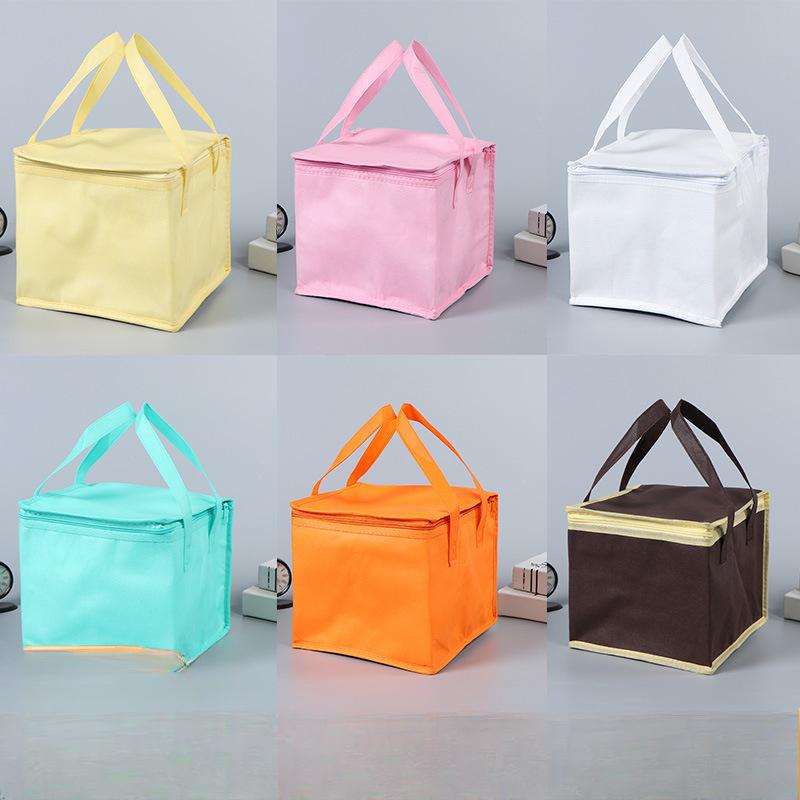 Thickened Aluminum Foil Insulated Food Bag Large Capacity Portable Cooler Tote for Cake Picnic Outdoor Camping Picnic Bags