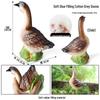 Realistic Farm Animal Models: Big Yellow Duck, Rooster, Turkey, Goose, and Swan