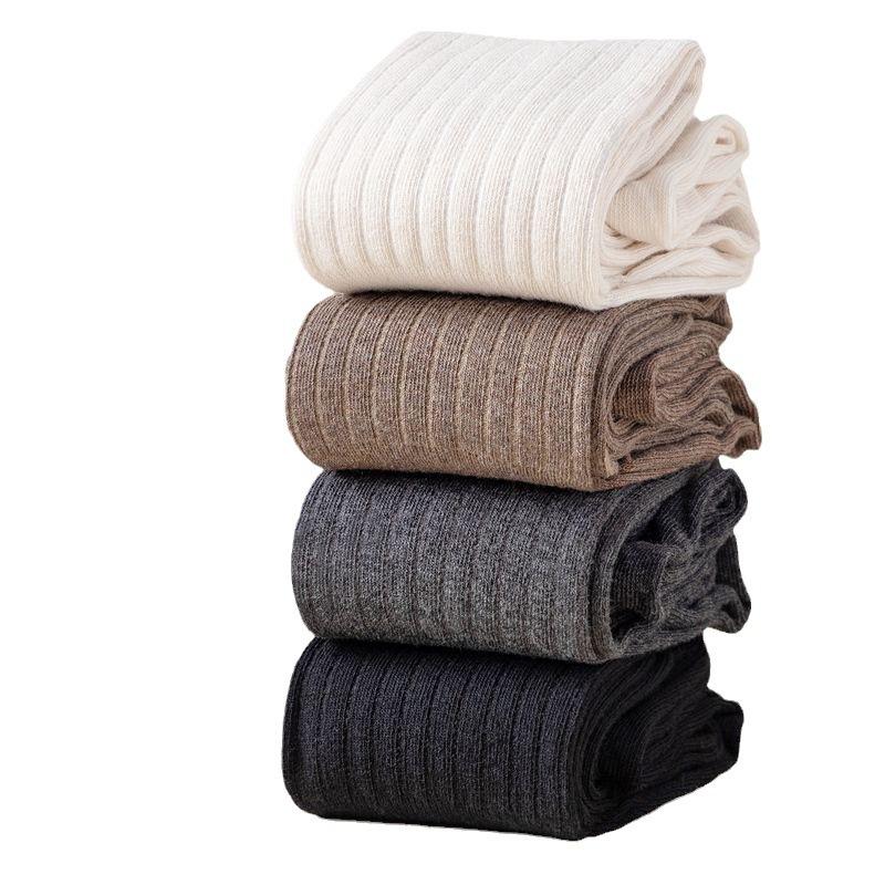 Calzini Calzettoni da Bambino, Calzini Sottili a Gamba Lunga Primavera/Estate, Calzini Al Ginocchio Bicolore a Patchwork, Calzini Lunghi da Donna Autunno/Inverno