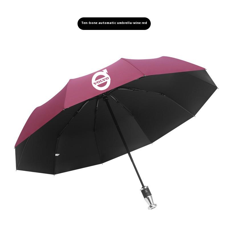 For Volvo XC40 XC60 XC70 XC90 C30 C70 S40 S60 S80 S90 V40 V50 Car Automatic Folding Windproof Sunshade Umbrella auto Accessorie
