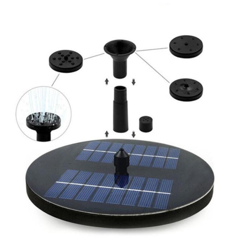 Solar Floating Miniature Landscape Fountain for Home Garden