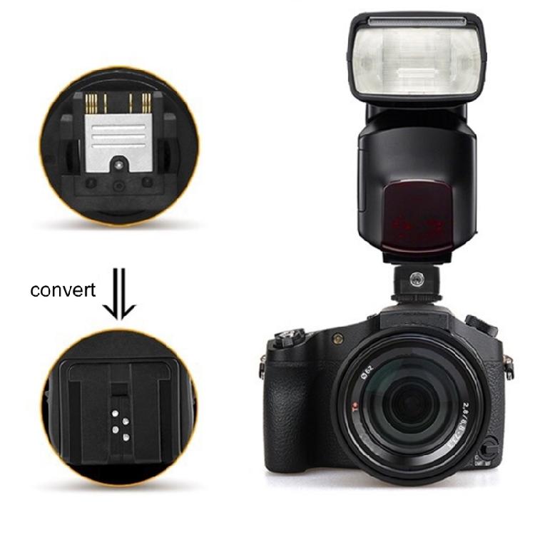 TF335 Hot Shoe Flashing Conversion Adapter Connection Camera to External Flashing Adapter for A7S A7SII A7R A7RII A7II
