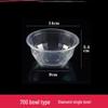 Yunduo Thickened Disposable Round PP Bowls