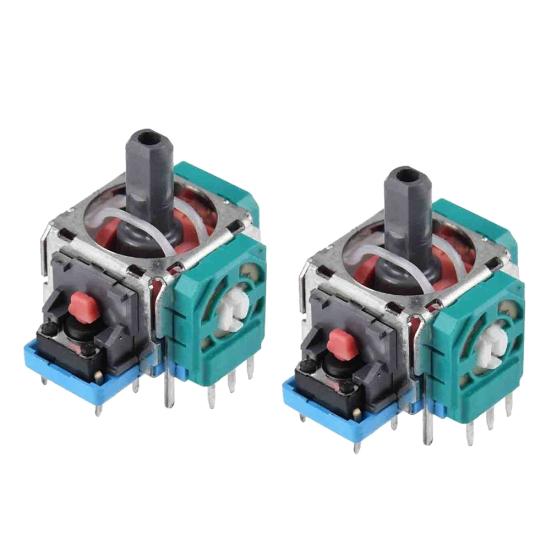 

2Pcs Analog Stick Repair Parts for Joystick Replacement PS4 Xbox One Controller синий/зелёный