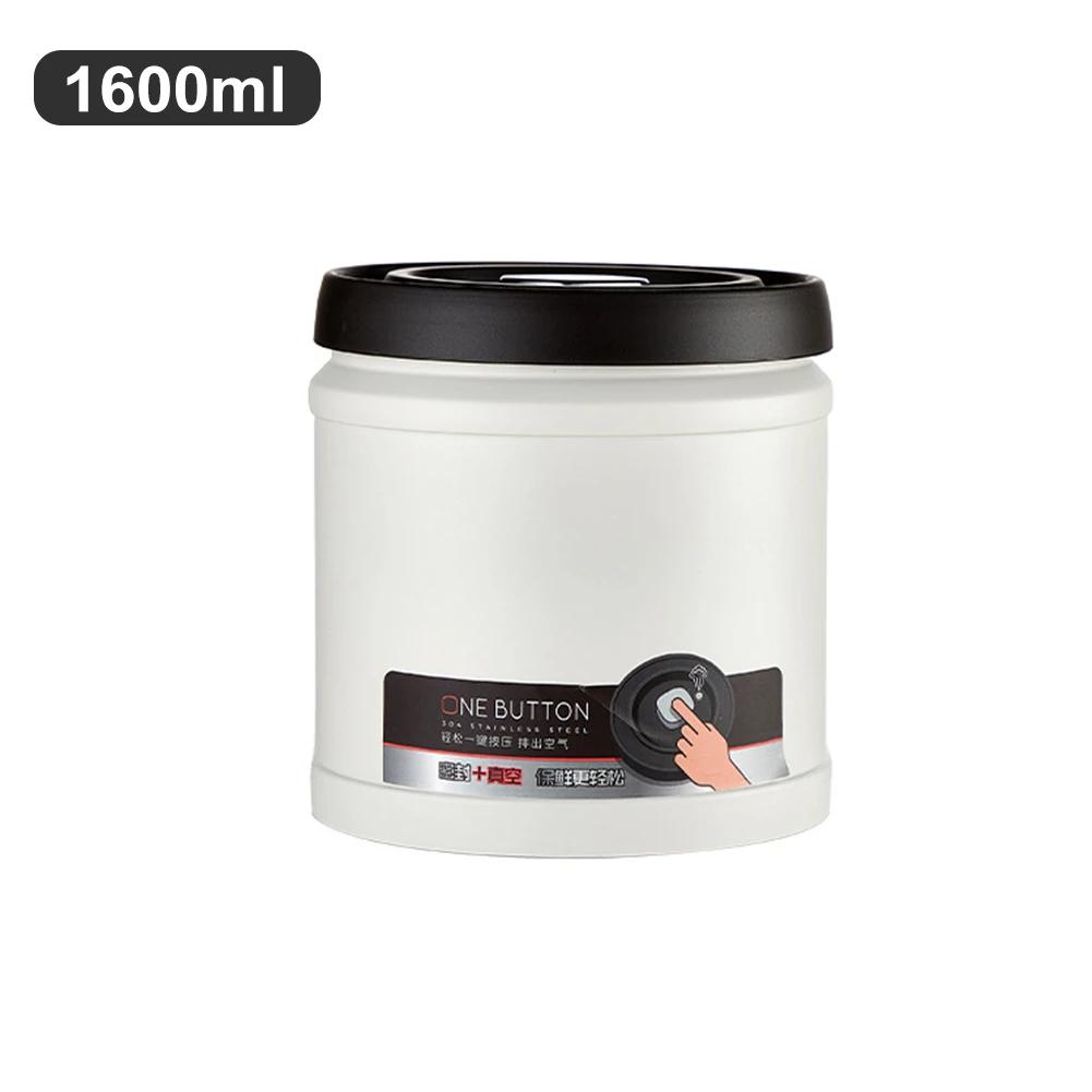 

Вакуумный герметичный резервуар для кофейных зерен из нержавеющей стали, зерновой чайный орех для хранения, вакуумные герметичные герметичные банки, органайзер для кухонного хранения