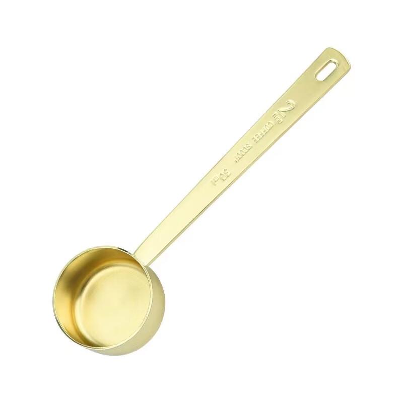 MDNG Stainless Steel Gold Engraved Measuring Spoon