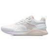Li Ning Slip Resistant Abrasion Resistant Low Top Running Shoes Women's Mist White AGLR056-1