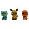 1Set/6pcs Gashapon Toys Pikachu Espeon Charmander Eevee Snorlax Jolteon Flareon Cute Figure Clip Action Model Toys 3cm