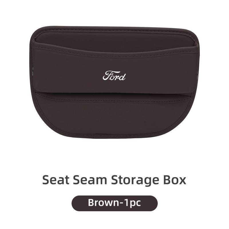 For Ford Car Seat Gap Storage Box Universal Auto Seat Crevice Organizer Escort KA Flex Everest KA Expedition Falcon Fusion
