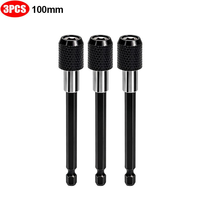 1/4” Hex Shank Quick Release Magnetic Drill Bits Holder Socket Screwdriver Impact Driver Drill Extension Bit Chuck Adapter Tool
