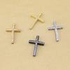 5pcs/lot Rhinestones Cross Charms 25X36mm Exquisite Pendants For Jewelry Making DIY Bracelets Necklace Pendants Accessories