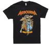 Airbourne Heavy Metal World Tour 2022 Konzert Schwarzes 100% Baumwolle T-Shirt Herren T-Shirts Oberteil