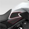 Motorcycle Tank Pad Non-slip Knee Grip Traction Protection Pads Compatible For HONDA NX500 NX 500 NX400 NX 400 Rubber Side Tank Stickers(1 Set)