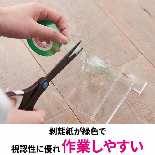 3M Double-Sided Tape, Super Strong, Transparent, For Materials, Width 12mm, Length 4m, Scotch STD-12 Semi-Long