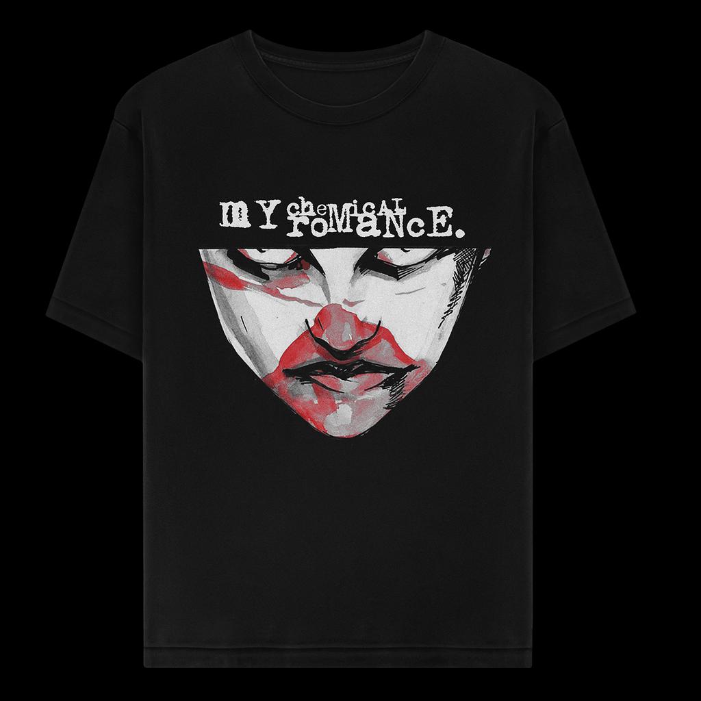 Faces My Chemical RoUnisexce Band TShirt Cotton Graphic Tee Unisex Women Summer Streetwear