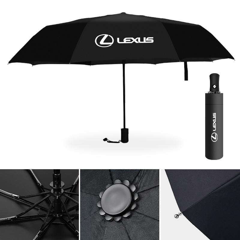 Interior Stickers Portable Auto Emblem Business Umbrella For Lexus F-SPORT ES RX NX LS UX LM LX GX LC RZ IS CT GS RC HS SC TX L