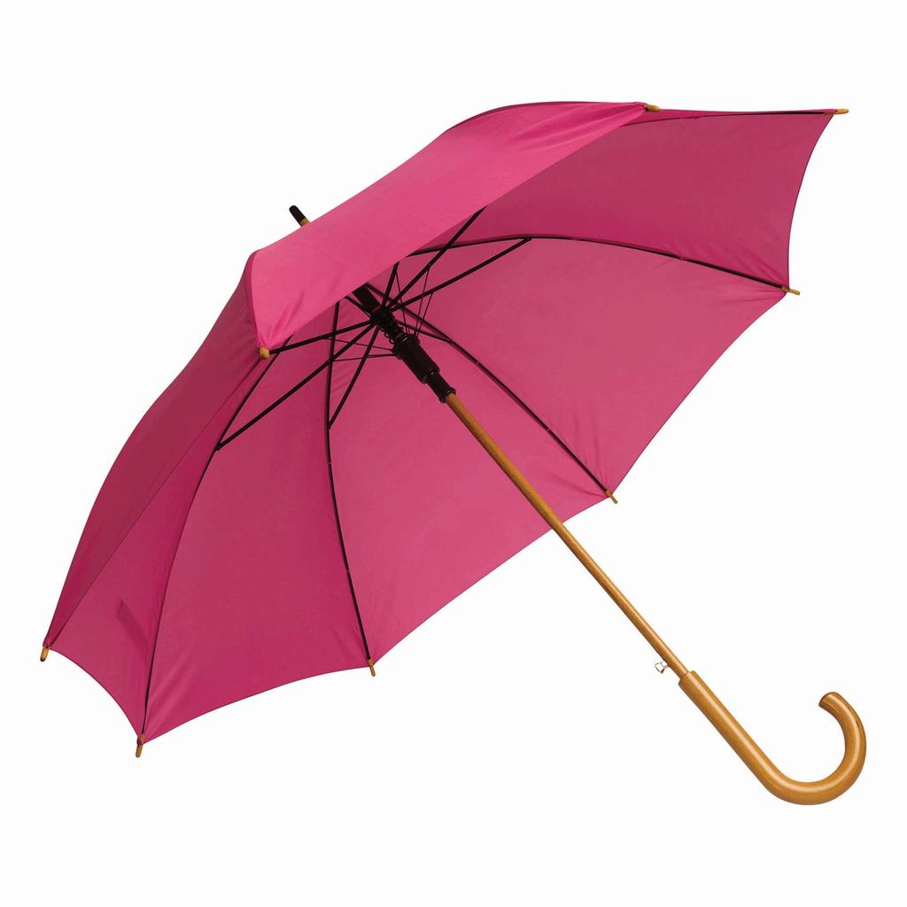 L-Merch Tango Wooden Handle Automatic Stick Umbrella