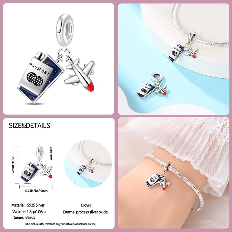 Copper Luminous Star Lantern Fish Charms Beads Fit Qikaola Original Bracelet Camera Eiffel Tower Charms Diy Jewelry