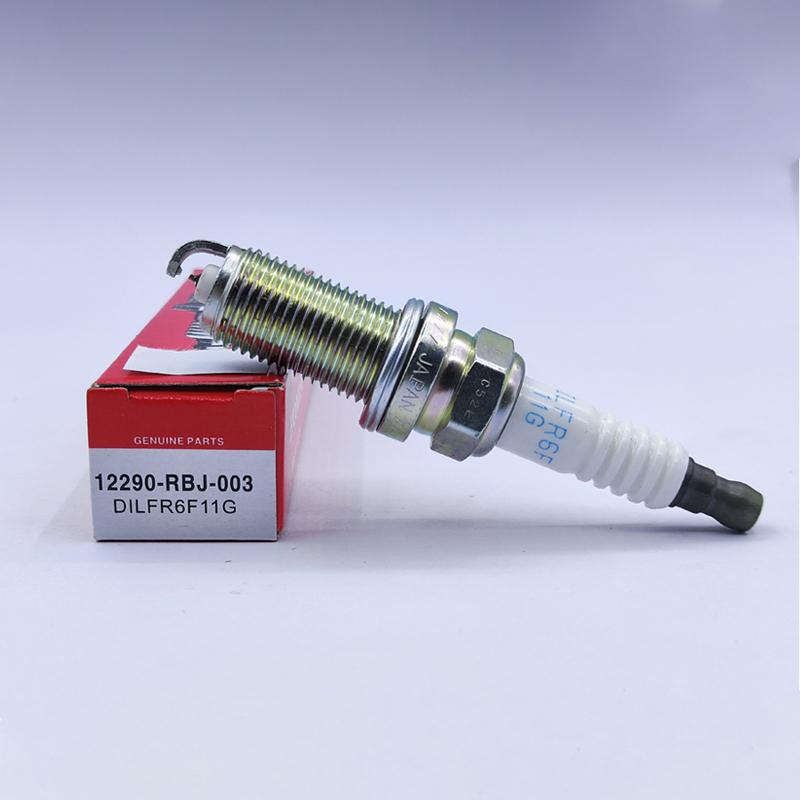 4pcs 12290-RBJ-003 DILFR6F11G Dual Iridium Spark Plug For Honda Hybrid Civic IX 1.5L Ight 1.3L 12290RBJ003 DILFR6F-11G