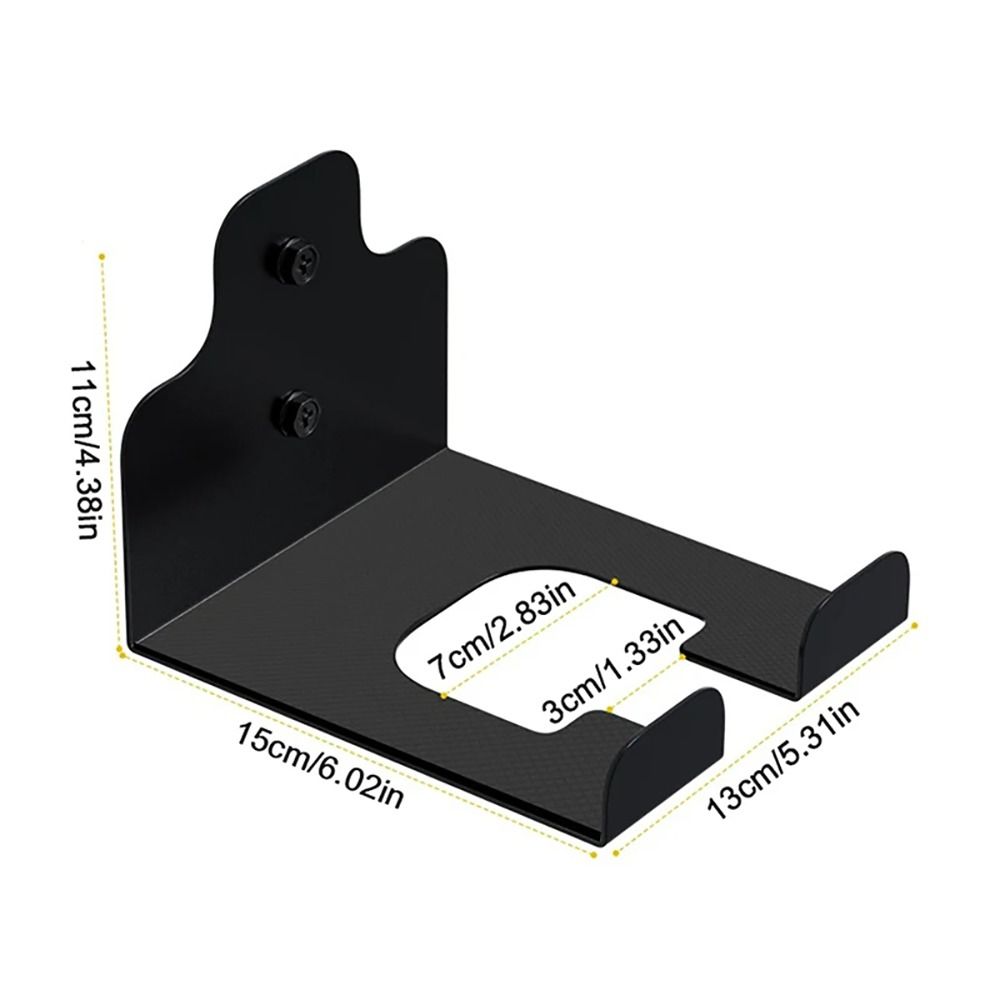 1Pcs Iron Trimmer Rack Black Power Tool Hanger New Hedge Garden Tool  For Grass Trimmer
