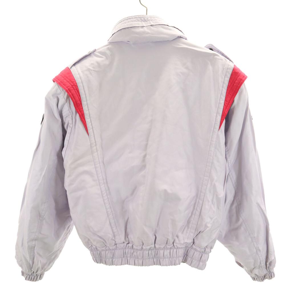 DESCENTE 80s 90s Old Batting Jacket LL Purple Gray Men's Used