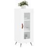Vidaxl Cabinet, White, 34.5X34X90 Cm, Wood-Based Material