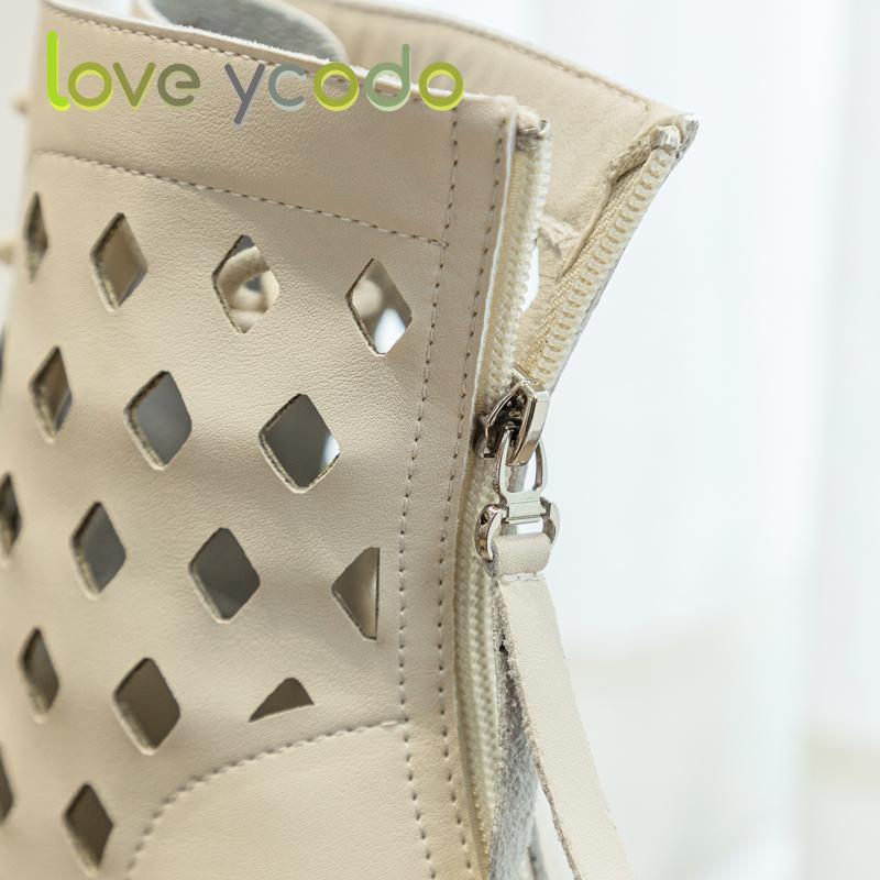 Dámské letní sandály na platformě na vysokém podpatku z přírodní kůže, dámské pohodlné prodyšné sandály pro volný čas