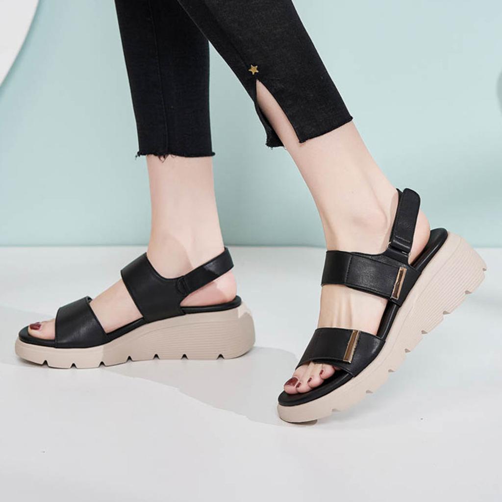 Women'S Summer Casual Walking Sandals Lightweight Cushioned Hiking Sandal Platform Shoes For Womens Slingback With Straps