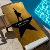H-Hamilton-N LOGO Towel Large Quick-Drying Microfiber soft Beach Towel for Travel Fitness Sauna Bathing Camping