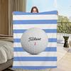 Warm Comfort  Soft Plush Blanket Cool for Sofa Living Logo Room Office T-T-TitleistS-ES Bedroom Travel Gift Single-sided Printed