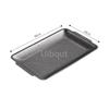 Distressed classical Stainless Steel Retangle Trays Dish Plate BBQ Pans Retro Western Steak Tray Kitchen Tableware Storage Plate