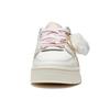 New LiNing 001 BTC Anti Slip And Wear Resistant Lightweight Low Top Skateboard Shoes Women's White Pink AGCS024-5
