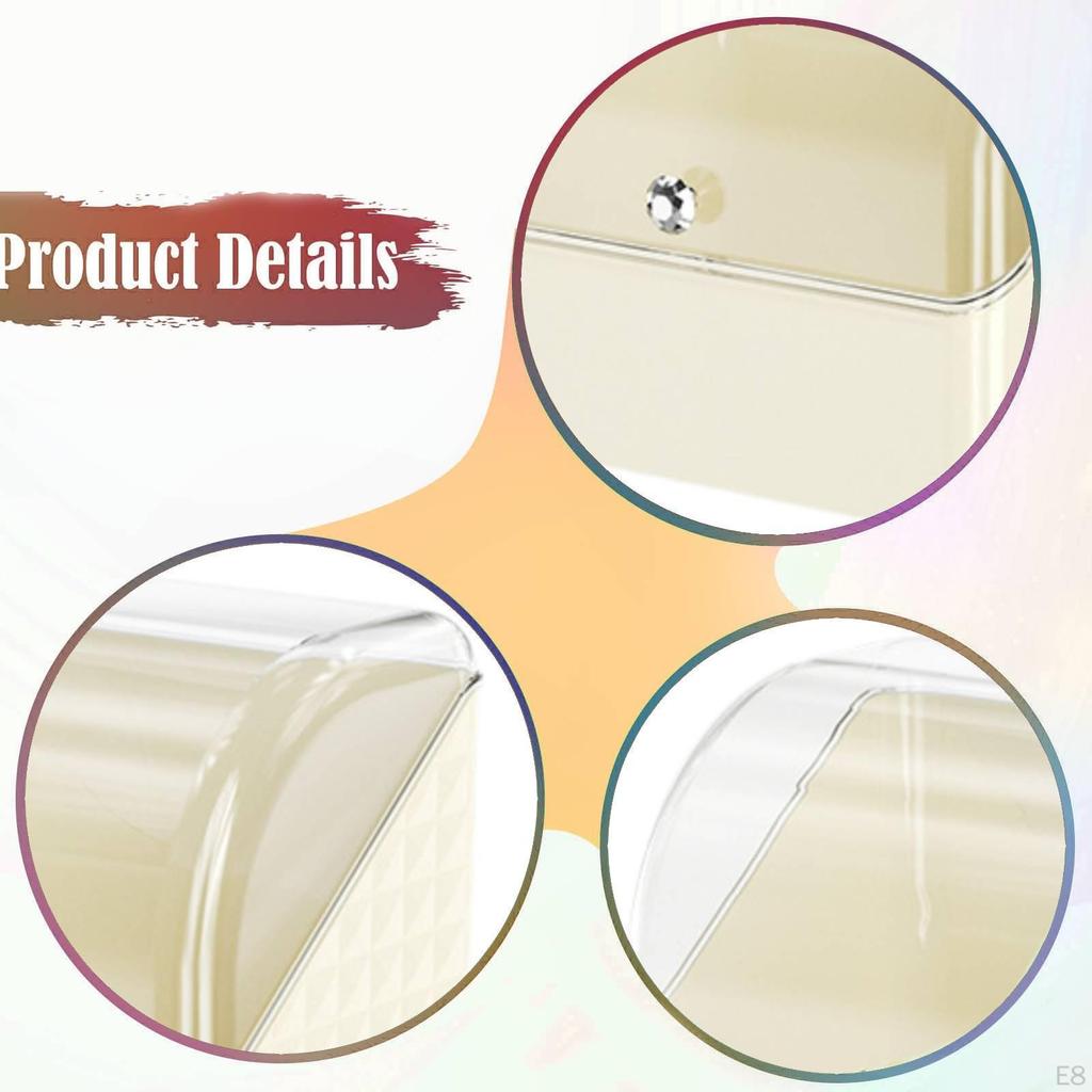 Bread Bin Box with Lid Entryway Storage Large Capacity Makeup Countryside