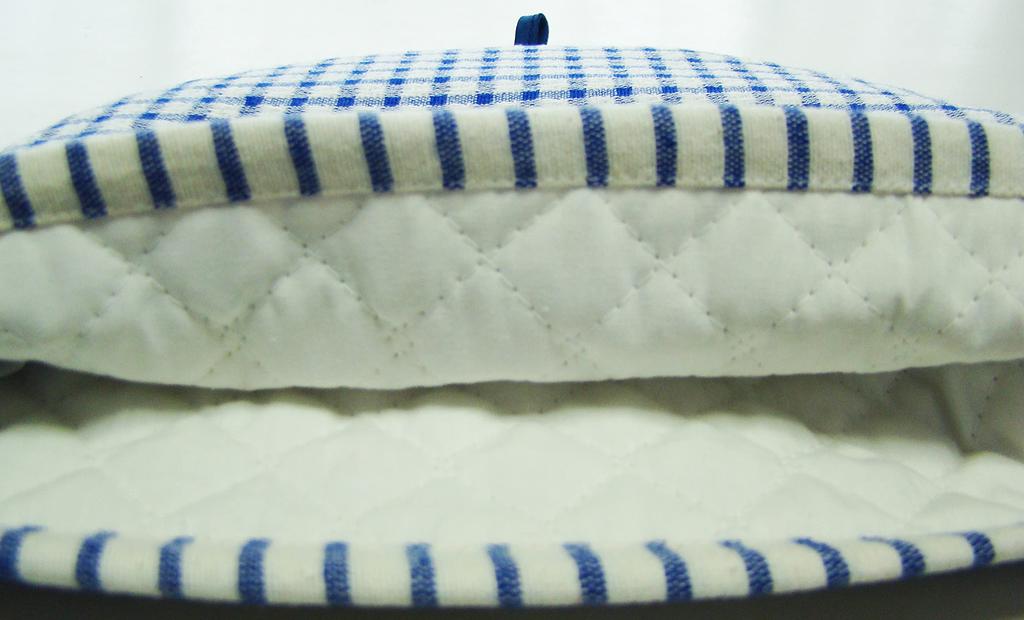 Santens Tea Cozy Small & Pot Mat Set, Exotic Navy (Made with Belgian Cloth)