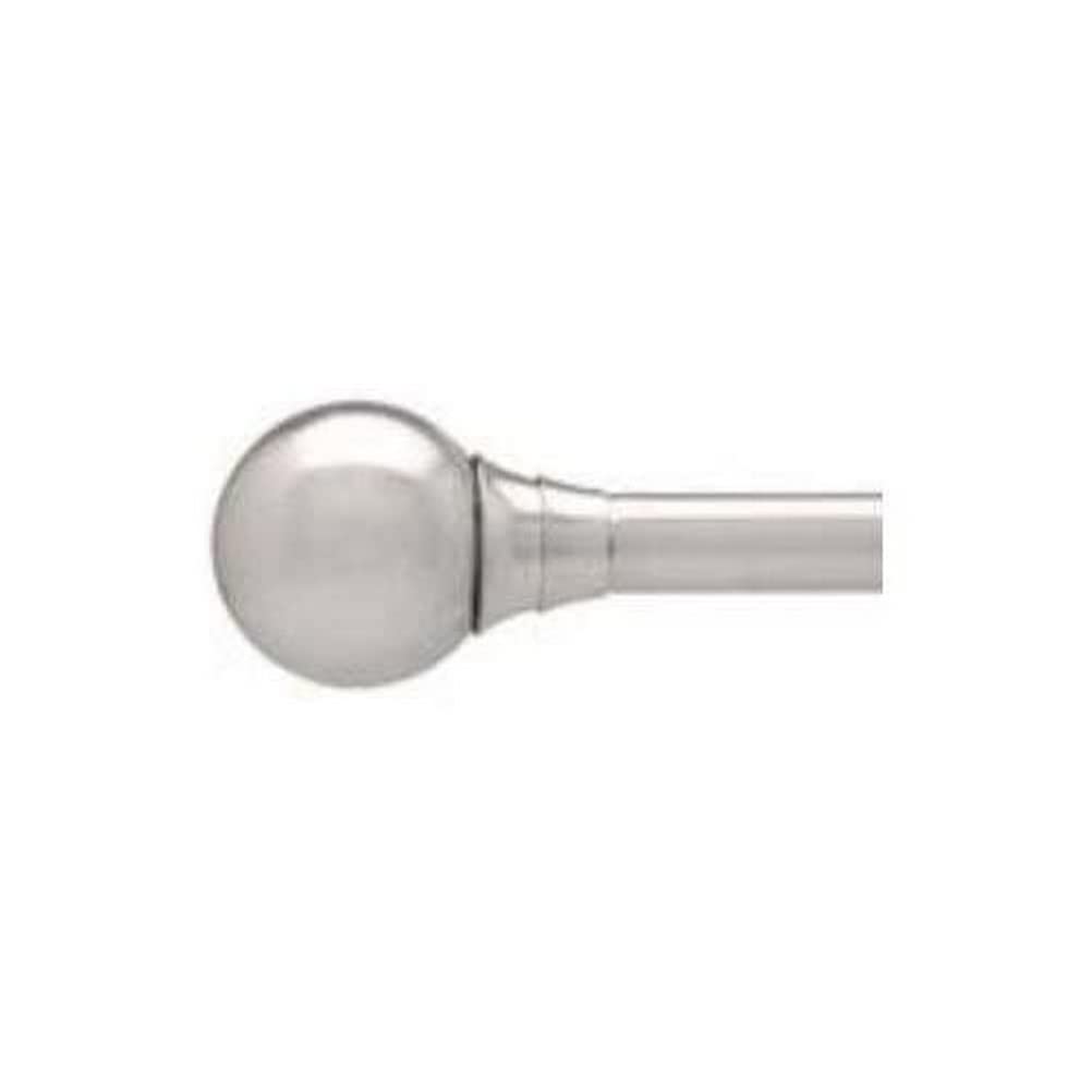 Umbra Extendable Curtain Pole, Stylish Curtain Rod, Interior Design, Nickel, 182.6-365.7cm, BELLE