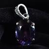 Pendente Certificato in Argento Sterling 925 con Alessandrite Naturale Taglio Ovale 25,80 Carati