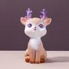 Resin Deer Figurine Statues Deer Dashboard Decorations Car Home Office Decor Craft Gifts Christmas Ornaments 8 Styles