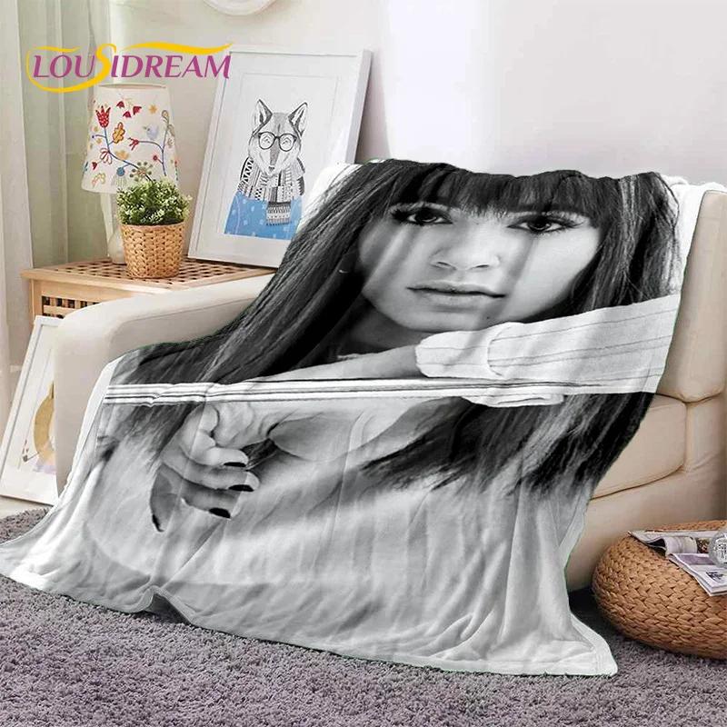 3D Cute Aitana Spanish Singer Soft Blankets,Keep Warm Throw Blanket Comfortable Blanket for Picnic Beds Sofa Home Bedroom Gifts