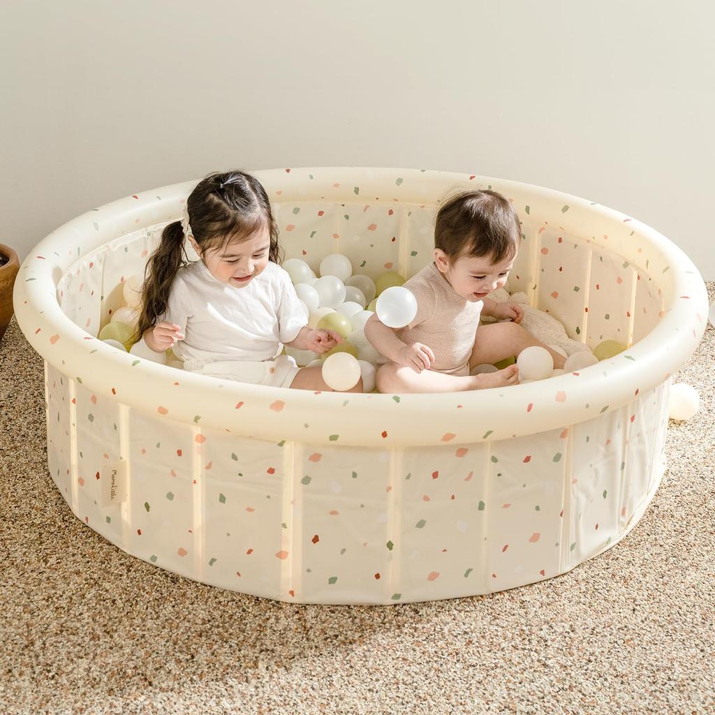 Momnlittle Vinyl Pool Ball Pool Foldable Kids Pool Water Play Sand Play Size (L (Diameter 120cm))