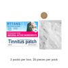 Přírodní složení Náplasti na úlevu od tinnitu - 60 ks Pásky na úlevu od nepohodlí v uších