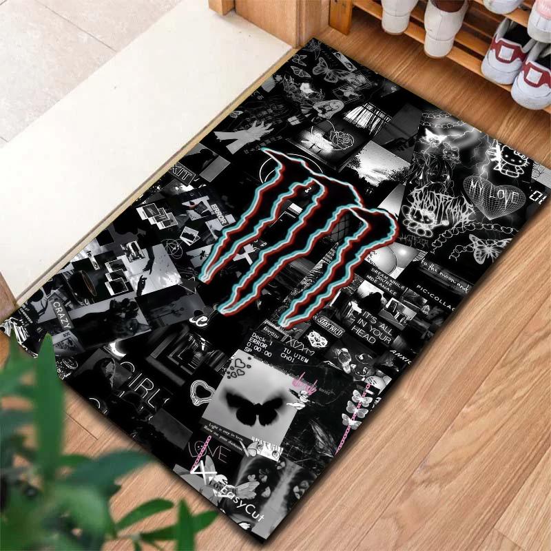 Monster Energy Carpet Rug for Living Room Bedroom Home Sofa Decoration,Kids play Nonslip Floor Mat